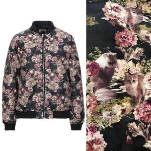 ♡ Paul & Joe Sister ♡  Floral Cats 10BOMATOU bomber jacket - 34